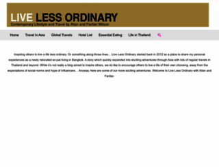 live-less-ordinary.com screenshot
