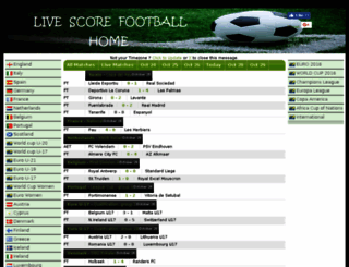 live-score.football screenshot