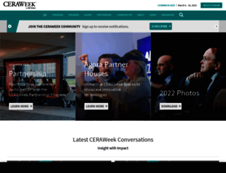 live.ceraweek.com screenshot