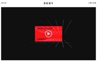 live.dkny.com screenshot