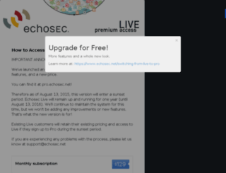 live.echosec.net screenshot