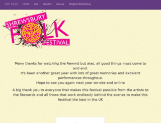 live.shrewsburyfolkfestival.co.uk screenshot