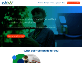 live.subhub.com screenshot