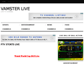 live.vamster.com screenshot