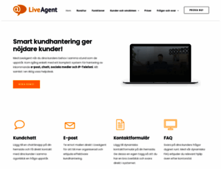 liveagent.se screenshot