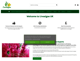 livealgae.co.uk screenshot