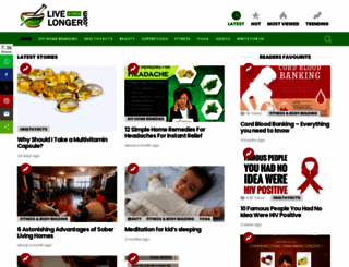 livealittlelonger.com screenshot