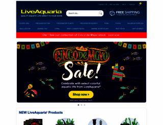 liveaquaria.com screenshot