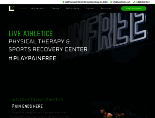 liveathletics.com screenshot