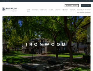 liveatironwoodapts.com screenshot