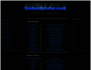 livebandphotos.co.uk screenshot
