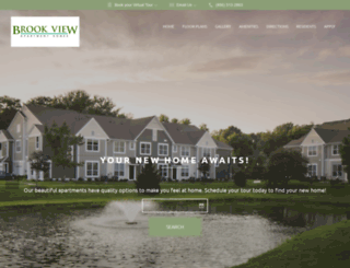 livebrookviewapts.com screenshot