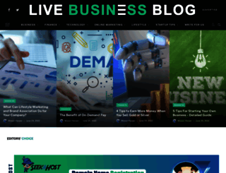 livebusinessblog.com screenshot