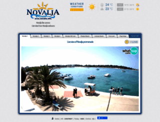 livecam.novalja.info screenshot