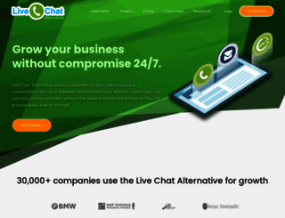 livechatalternative.com screenshot