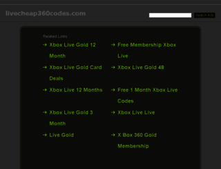 livecheap360codes.com screenshot