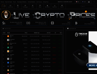 livecryptoprices.com.au screenshot
