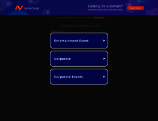liveeventsonweb.com screenshot