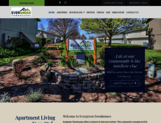 liveevergreentownhouses.com screenshot