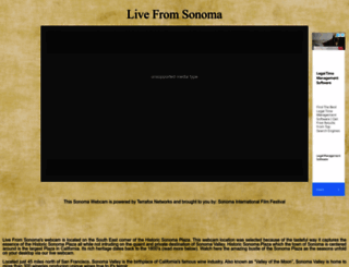 livefromsonoma.com screenshot