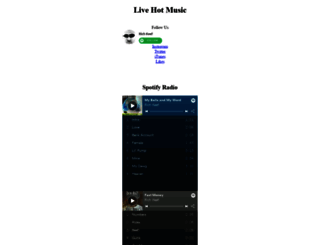 livehotmusic.com screenshot