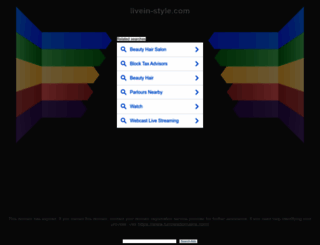 livein-style.com screenshot