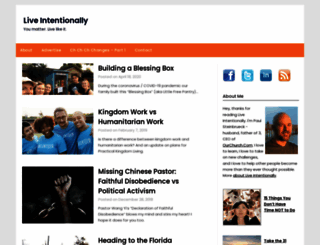 liveintentionally.org screenshot
