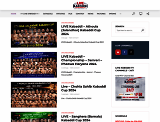 livekabaddi.com screenshot