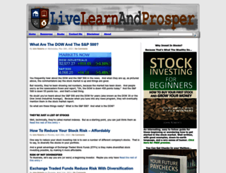 livelearnandprosper.com screenshot