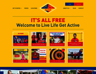 livelifegetactive.com screenshot