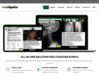 livelitigation.com screenshot