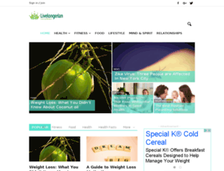 livelongerian.com screenshot