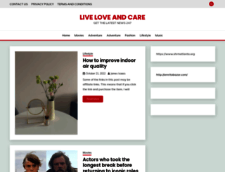 liveloveandcare.org screenshot