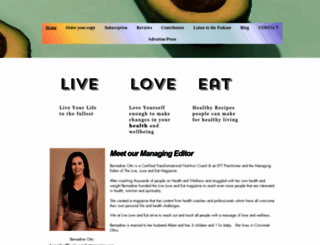 liveloveandeatmagazine.com screenshot