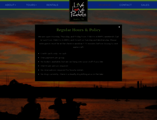 livelovepaddle.com screenshot
