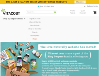 livenaturally.kingsoopers.com screenshot