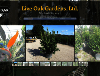 liveoakgardens.com screenshot