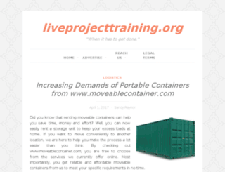 liveprojecttraining.org screenshot