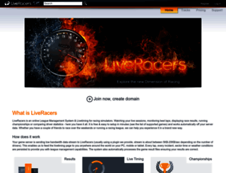 liveracers.com screenshot