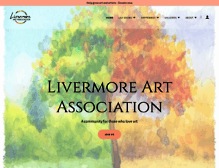 livermoreartassociation.org screenshot