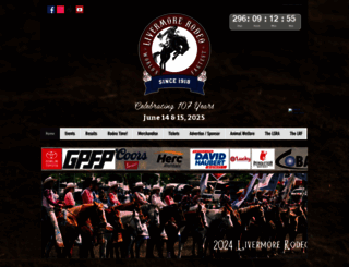 livermorerodeo.com screenshot