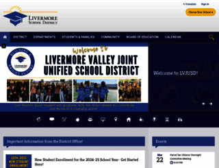 livermoreschools.com screenshot