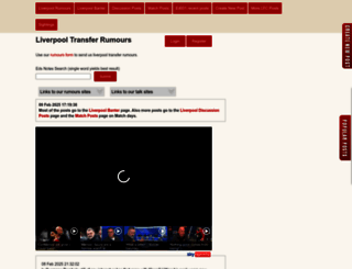liverpool-rumours.co.uk screenshot