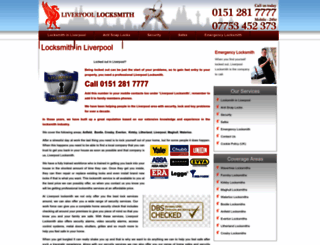 liverpoollocksmith.co.uk screenshot