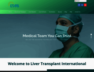 livertransplantinternational.com screenshot