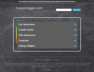 livesblogger.com screenshot