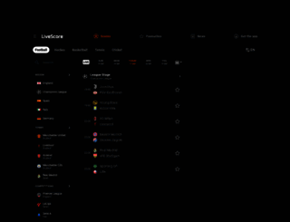 livescore.global screenshot
