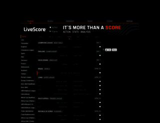 livescores.com screenshot