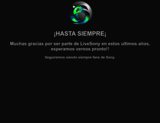 livesony.com screenshot