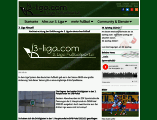 liveticker.3-liga.com screenshot